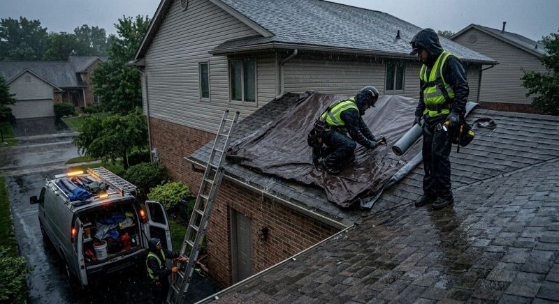 A Frame Roof Repair in Conifer, CO