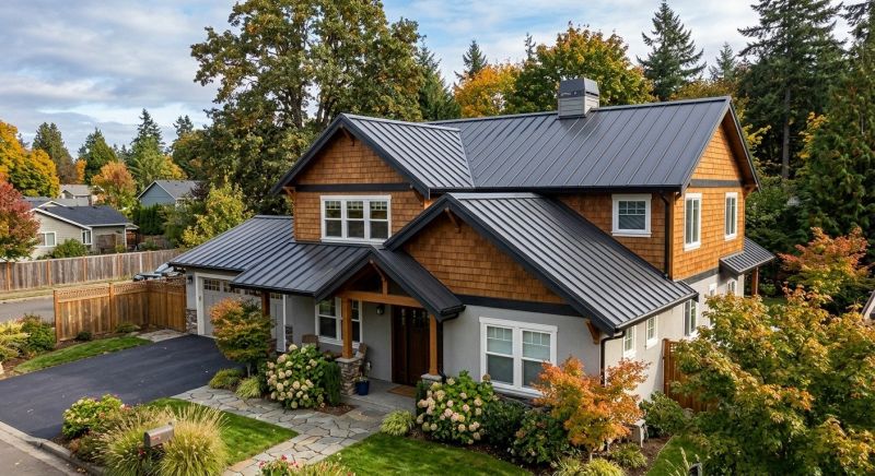 Aluminum Roof Replacement in Evergreen, CO