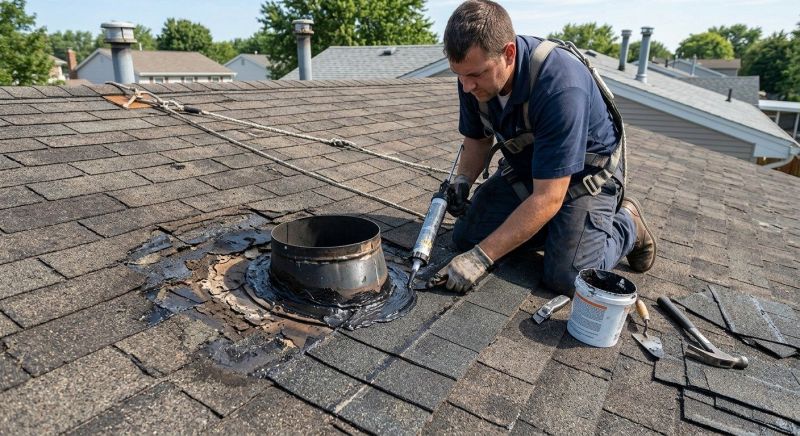 Asphalt Roof Leak Repair in Wheat Ridge, CO