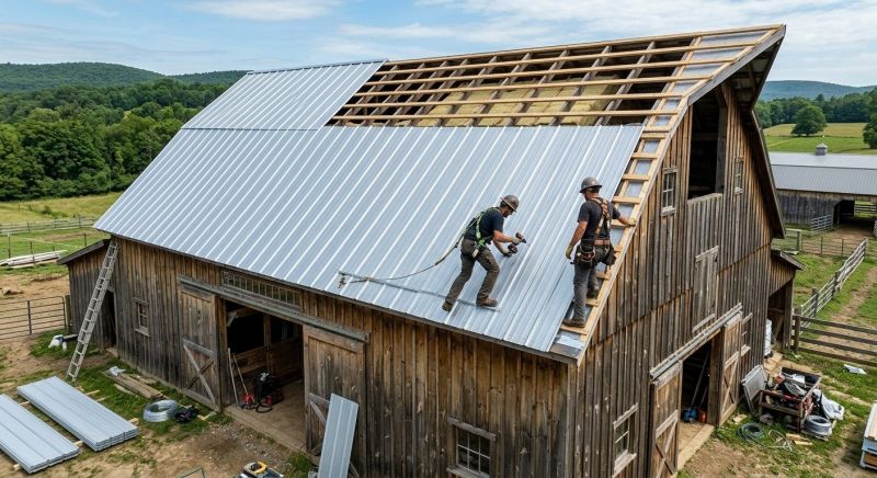 Barn Roof Construction in Conifer, CO