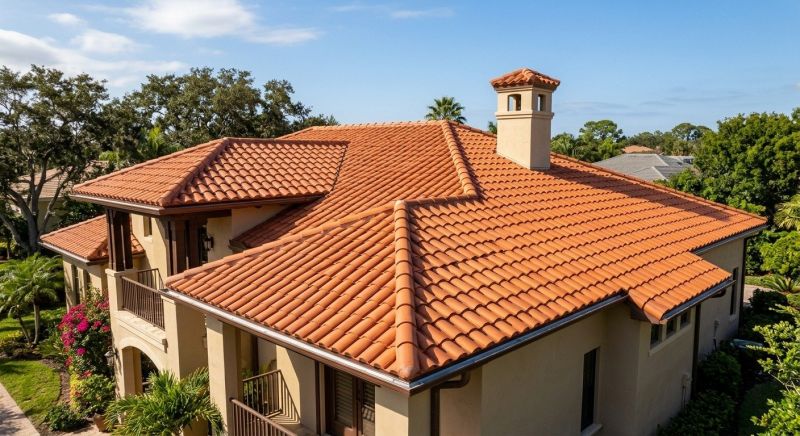 Barrel Tile Roof Installation in Conifer, CO