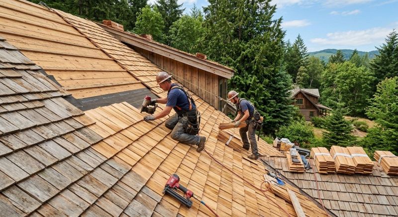 Cedar Roof Installation in Evergreen, CO