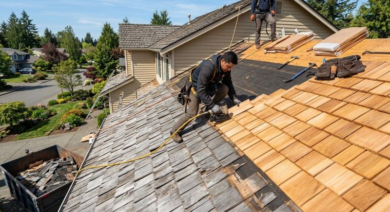Cedar Roof Replacement in Conifer, CO