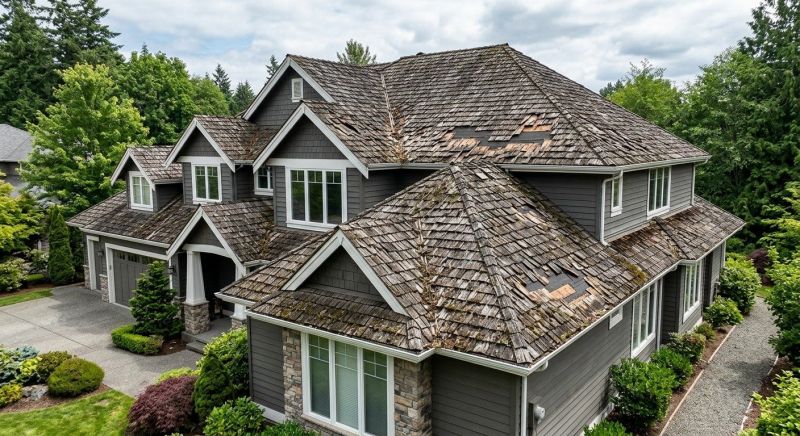 Cedar Roof Replacement in Park County, CO