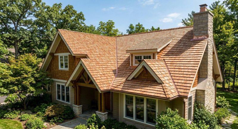 Cedar Shake Roof Construction in Conifer, CO