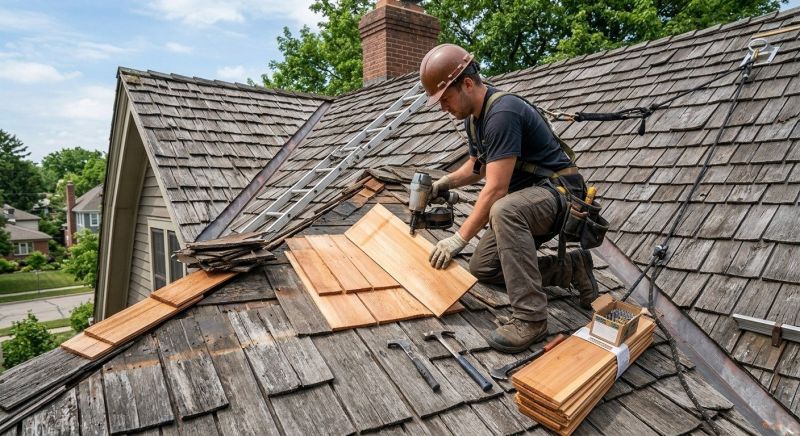 Cedar Shingles Repair in Englewood, CO