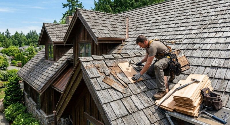 Cedar Shingles Repair in Evergreen, CO