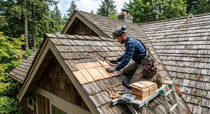 Cedar Shingles Repair in Sedalia, CO