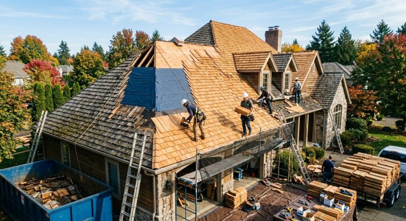 Cedar Shingles Replacement in Bailey, CO