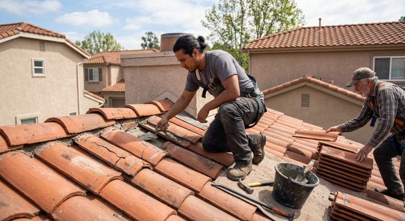 Clay Roof Leak Repair in Conifer, CO