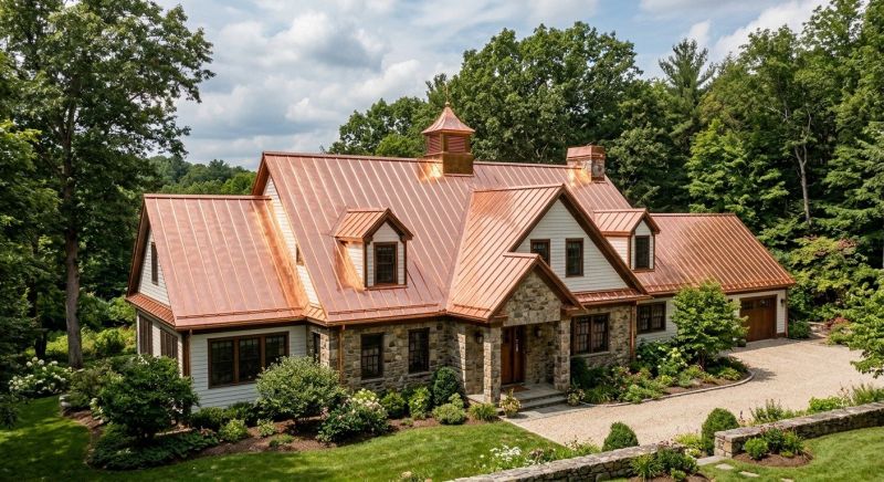 Copper Roof Replacement in Conifer, CO