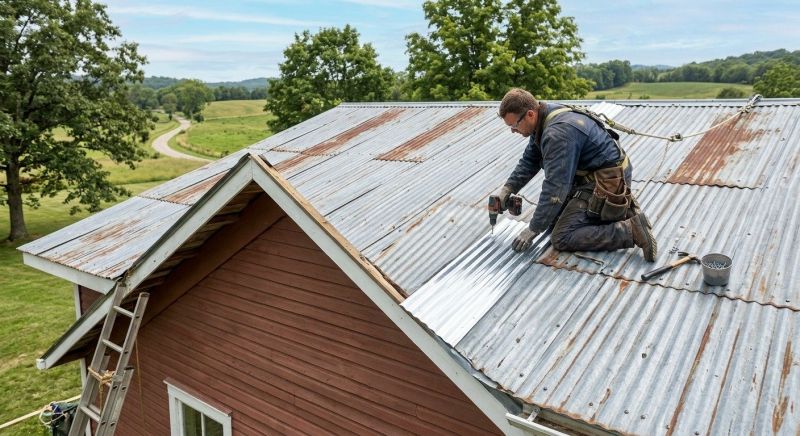 Corrugated Roof Repair in Golden, CO