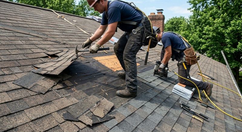 Damaged Roof Repair in Englewood, CO