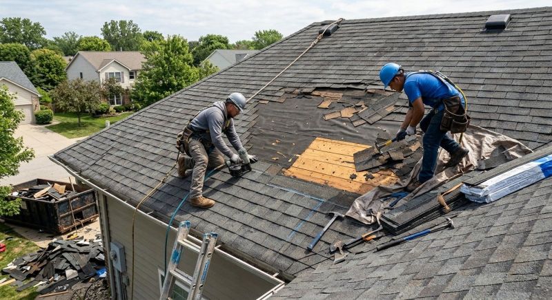 Damaged Roof Repair in Conifer, CO