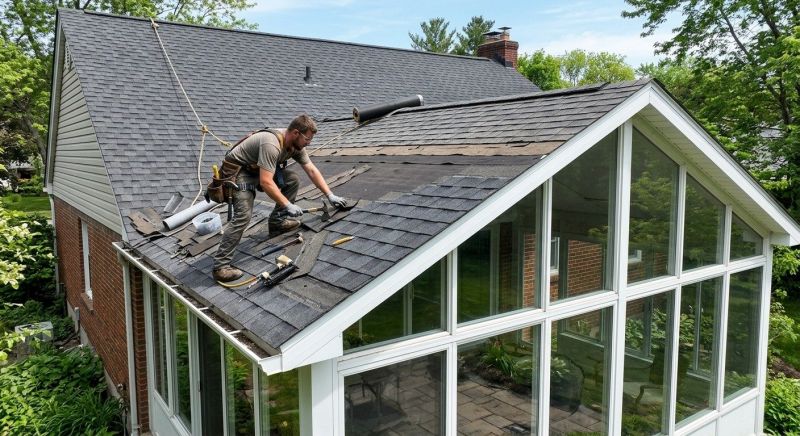 Damaged Roof Replacement in Douglas County, CO