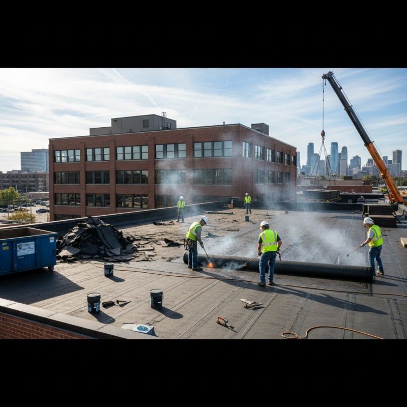 Flat Roof Replacement in Jefferson County, CO