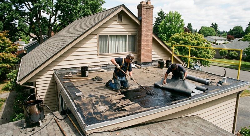 Flat Roof Tar Repair in Conifer, CO