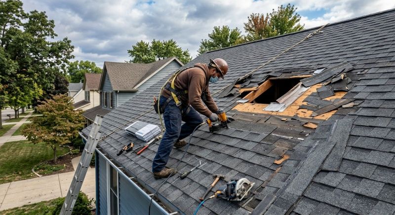 Hail Damage Roof Repair in Conifer, CO
