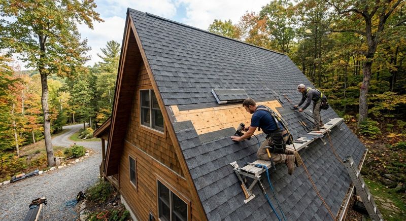 Hip Roof Shingle Replacement in Conifer, CO