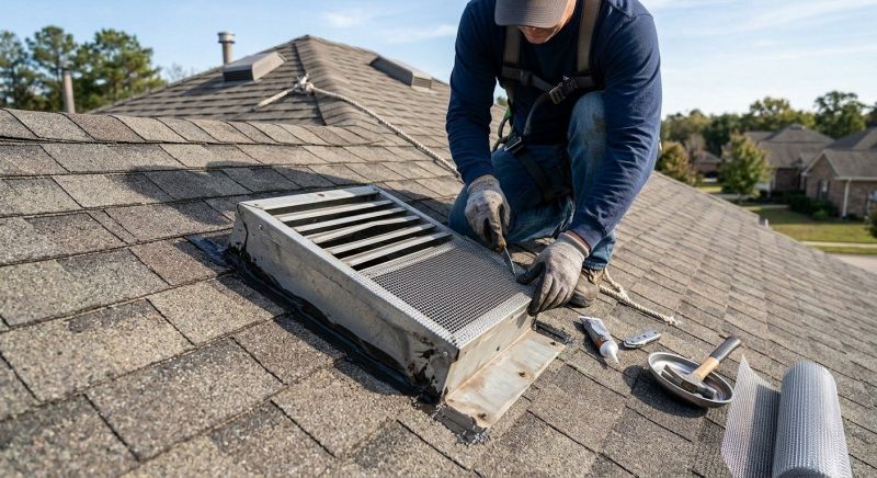 Roof Vent Flashing Repair in Conifer, CO