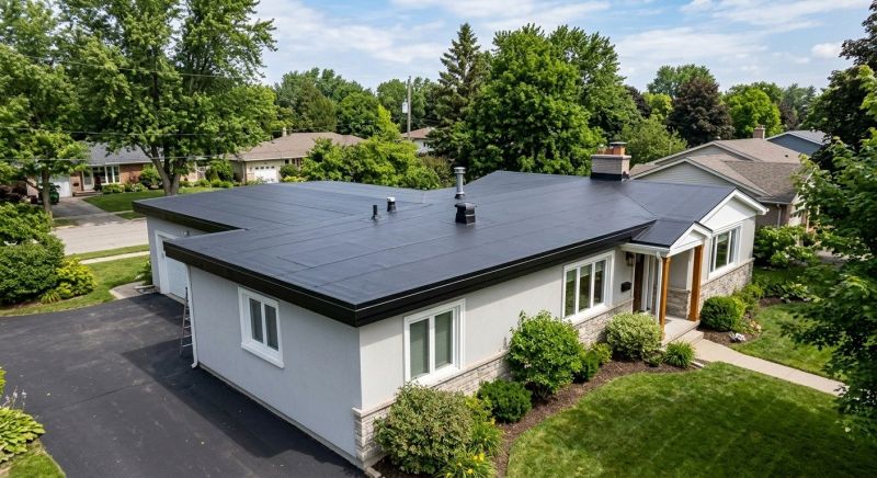 Rubber Roof Installation in Conifer, CO