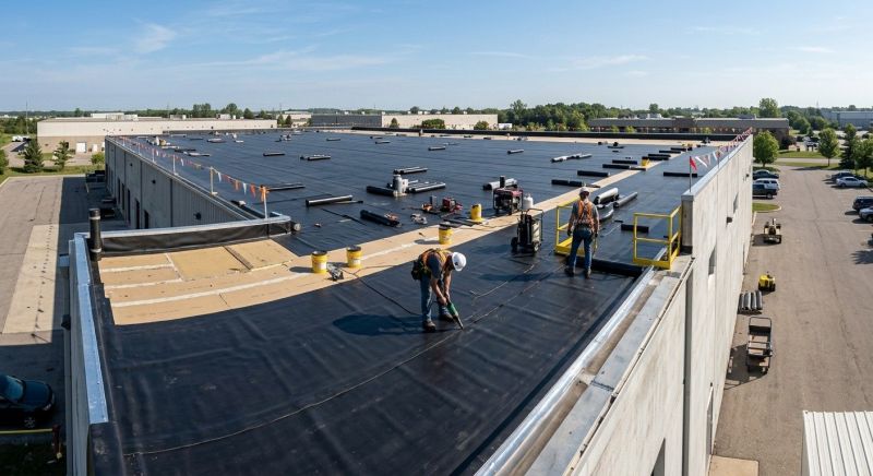 Rubber Roof Installation in Conifer, CO