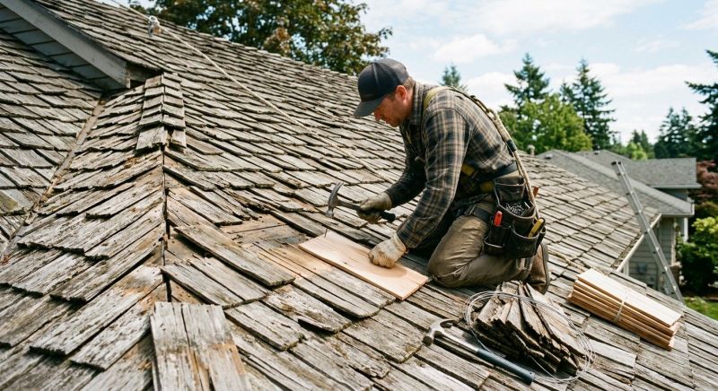 Shake Shingle Repair in Conifer, CO