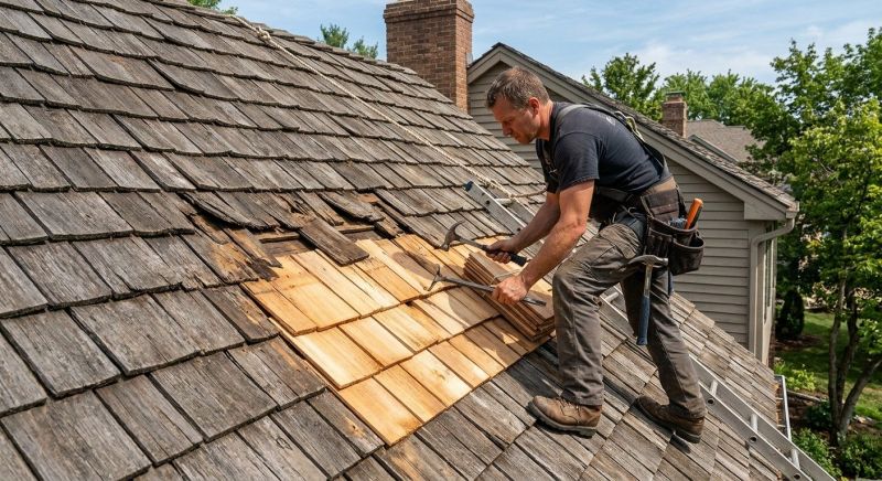 Shake Shingle Repair in Conifer, CO