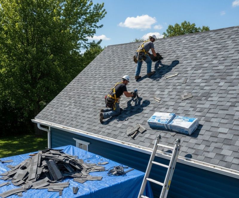 Shingle Roof Replacement in Evergreen, CO