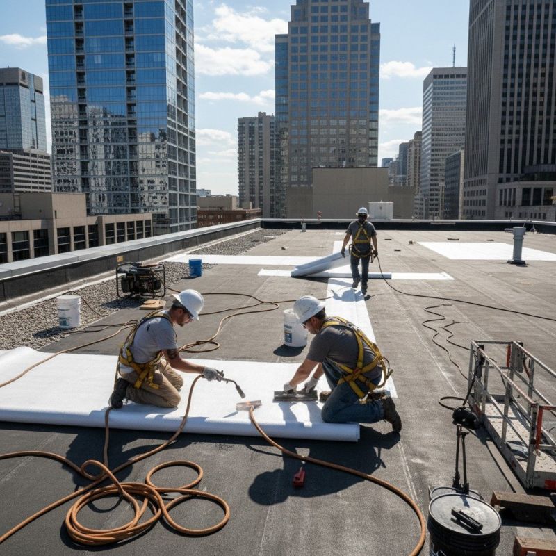 Single Ply Roof Repair in Conifer, CO