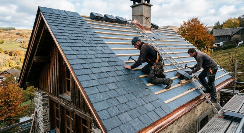 Slate Roof Construction in Bailey, CO