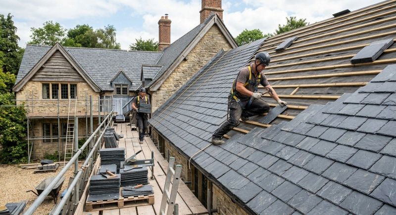 Slate Roof Installation in Conifer, CO