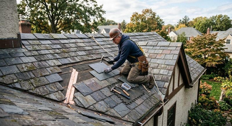 Slate Roof Repair in Englewood, CO