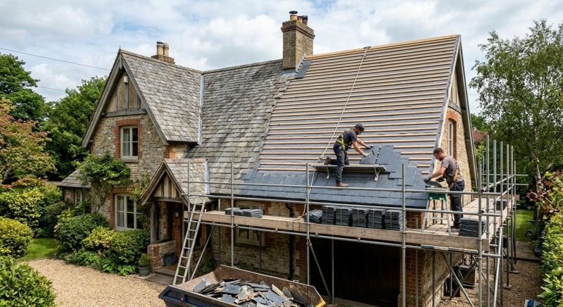 Slate Roof Replacement in Gilpin County, CO