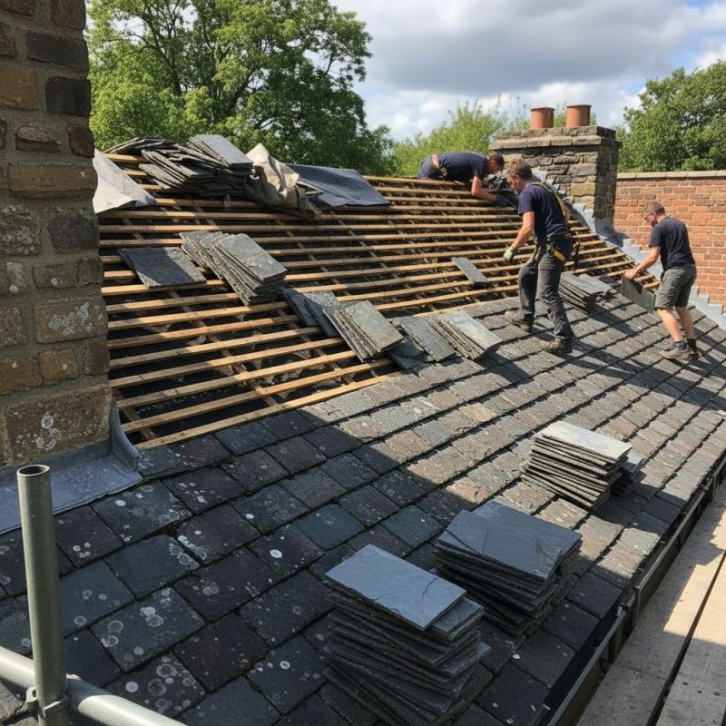 Slate Roof Replacement in Conifer, CO