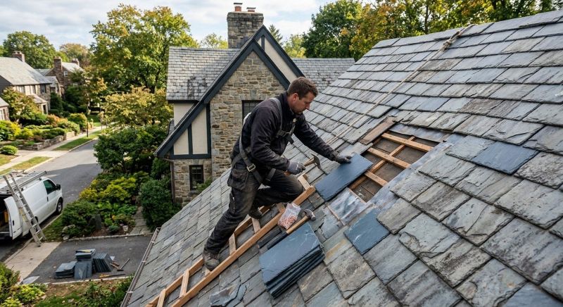 Slate Shingle Replacement in Conifer, CO