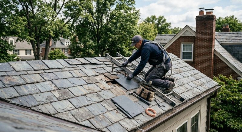 Slate Shingle Replacement in Conifer, CO