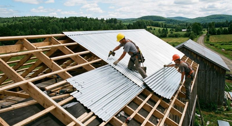 Steel Roof Installation in Conifer, CO
