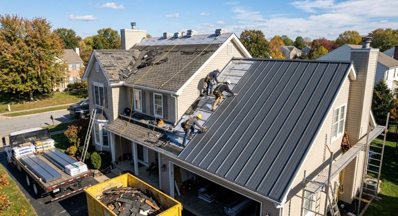 Steel Roof Replacement in Wheat Ridge, CO