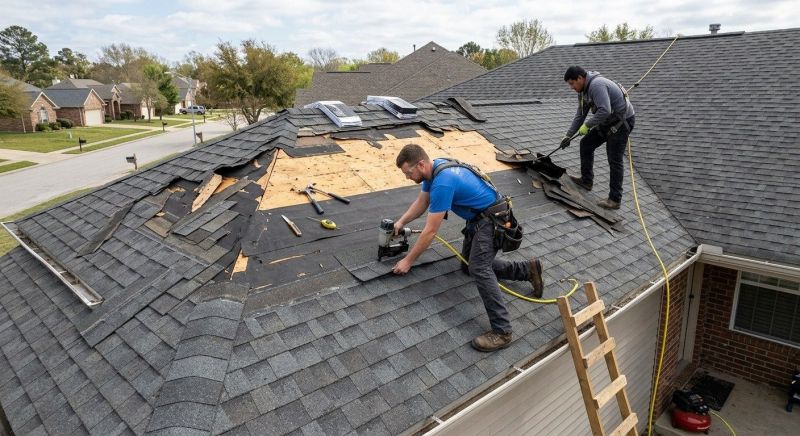 Storm Damage Roof Repair in Denver, CO