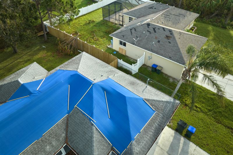 Storm Damage Roof Tarping in Conifer, CO