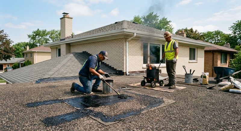 Tar And Gravel Roof Repair in Arvada, CO