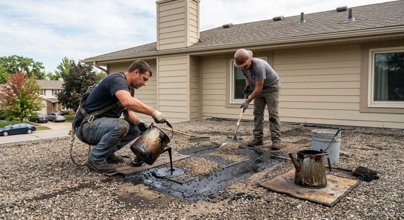 Tar And Gravel Roof Repair in Bailey, CO