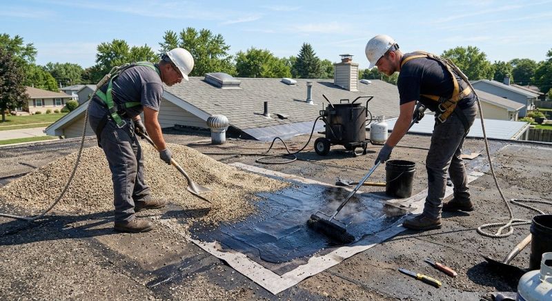 Tar And Gravel Roof Repair in Denver, CO