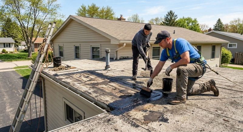 Tar And Gravel Roof Repair in Evergreen, CO