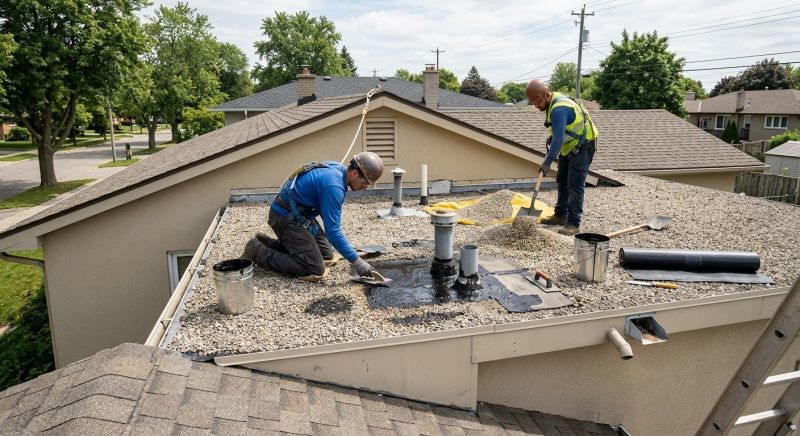 Tar And Gravel Roof Repair in Evergreen, CO