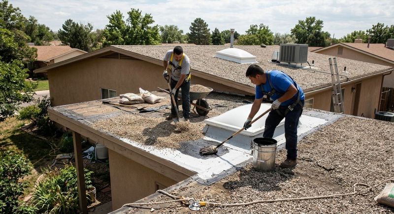 Tar And Gravel Roof Repair in Conifer, CO