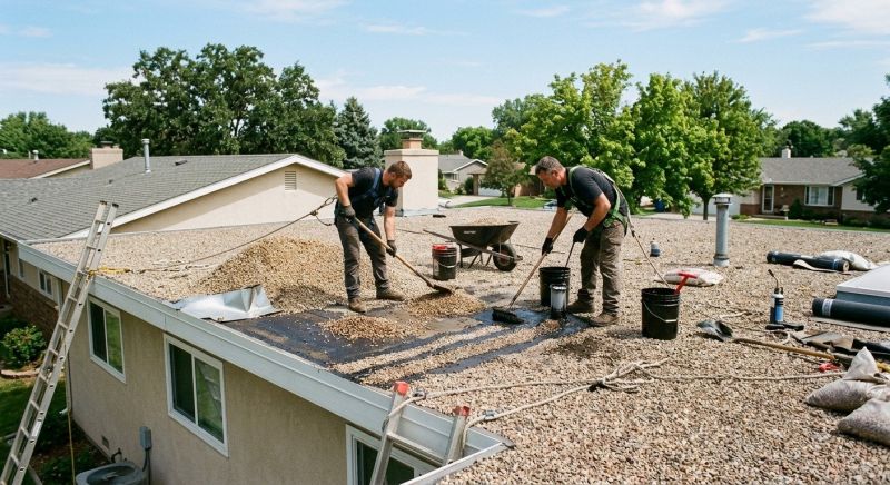 Tar And Gravel Roof Repair in Conifer, CO