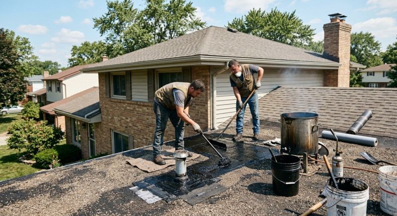 Tar Roof Repair in Evergreen, CO