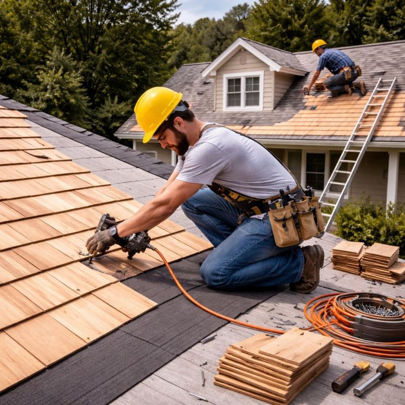 Wood Roofing Installation in Arvada, CO